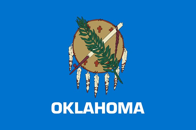 State Flag of Oklahoma, new State added to coverage for Burial Life Quotes, Kasey Geyer Insurance Services