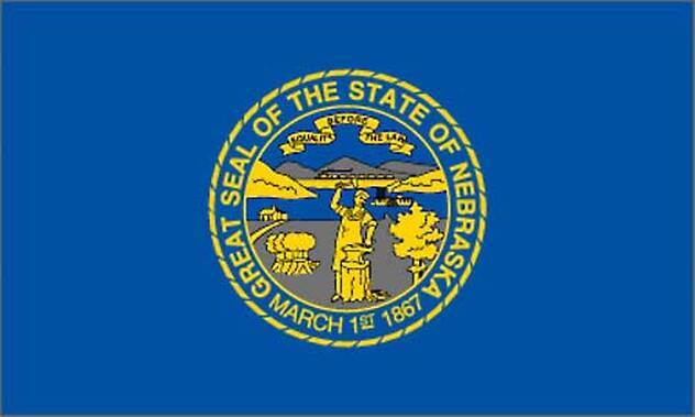 Nebraska State Flag - BurialLifeQuotes is now registered in Nebraska.