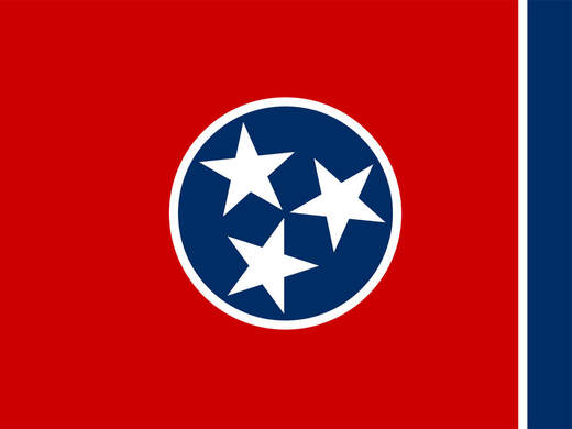 Tennessee State Flag - serviced by Burial Life Quotes, Kasey Geyer Insurance Services
